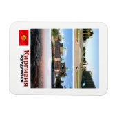 キルギス – モザイク – マグネット (横)