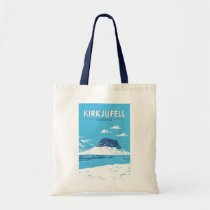 キルクジュフェルアイスランドラベルアートヴィンテージ トートバッグ