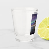 キルクフェルマウンテンインアイスランドノーザンライトズ ショットグラス (左)