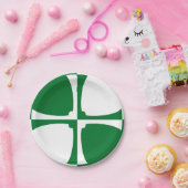 キルクブライトシャー国旗の紙プレート ペーパープレート (パーティー)