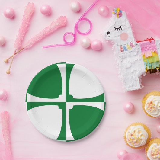 キルクブライトシャー国旗の紙プレート ペーパープレート (パーティー)