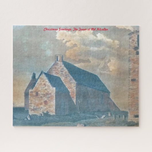 キルクレンの塔だ。クリスマスグリーティングズジー ジグソーパズル (横)