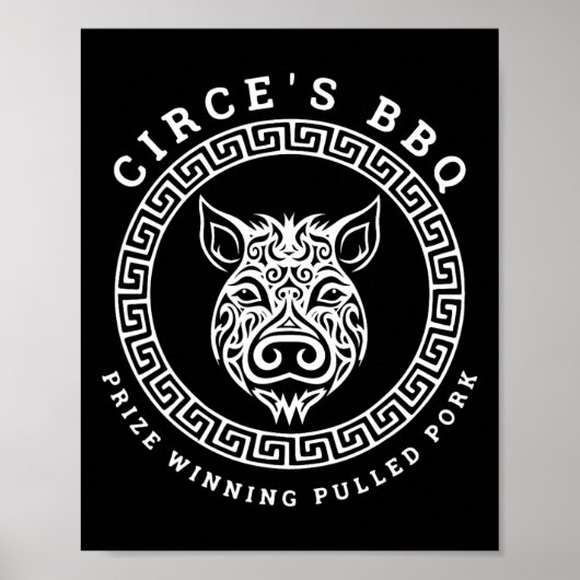 キルケのBBQ ギリシャ神話が面白い ポスター (正面)