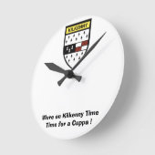 キルケニーの時間にクッパを食べていた。 ラウンド壁時計 (傾斜)