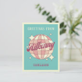 キルケニーアイルランドレトロヴィンテージはがき ポストカード (スタンド正面)