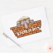 キルジョイはここにいる 長方形シール (封筒)