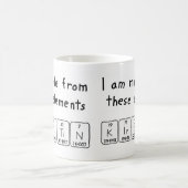 キルスティン周期表名mug コーヒーマグカップ (中央)