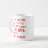 キルターおもしろいのキルティング問題引用文 コーヒーマグカップ (正面左)