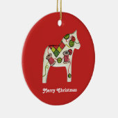 キルターのクリスマスオーナメント セラミックオーナメント (右)
