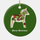 キルターのクリスマスオーナメント セラミックオーナメント (裏面)