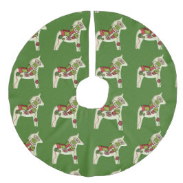 キルターのクリスマスツリースカート フェイクリネンツリースカート