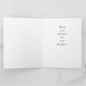 キルターの誕生日カード カード (内部)