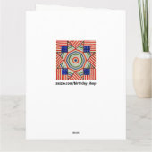 キルターの誕生日カード カード (裏面)