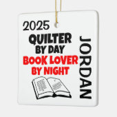 キルターは読のカスタム セラミックオーナメント (左)