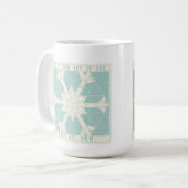 キルターやDIYer用のセラミックマグを縫う コーヒーマグカップ (正面左)