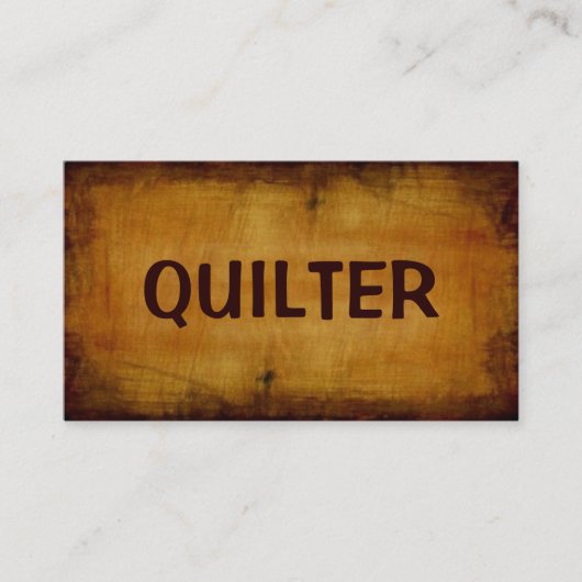 キルターアンティーク名刺 名刺 (正面)