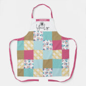 キルターキルティングのシーフォースがクラフトショーをパーソナライズ エプロン (正面)