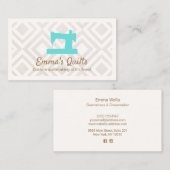 キルターキルティング裁縫機 コーリングカード (正面/裏面)