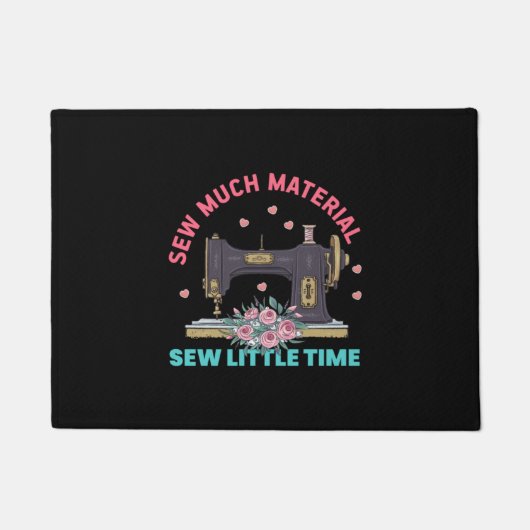 キルターギフト |大量の材料を縫う ドアマット (正面)