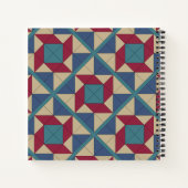 キルターズアメリカーナワールプールキルトブロックノートブック ノートブック (裏面)