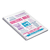 キルターズキルティング引用文 ノートブック (右側)