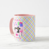 キルターズ裁縫ヴィンテージ機シームストレスカワイ  マグカップ (正面左)