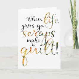 キルター勇気付けられる カード