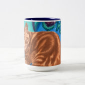 キルター猫 ツートーンマグカップ (中央)