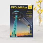 キルター用のUnFinished Object (UFO)グリーティングカード カード (黄色い花)