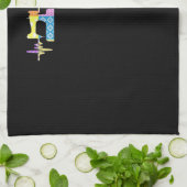 キルター裁縫ハートビート – キルティング恋人 キッチンタオル (折り畳み)