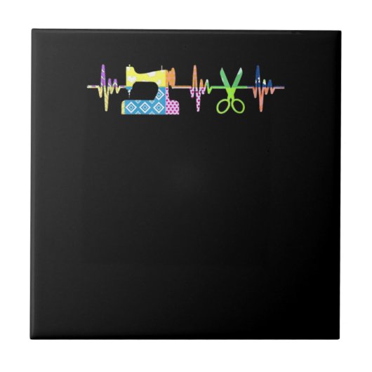 キルター裁縫ハートビート – キルティング恋人 タイル (正面)