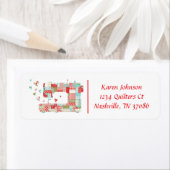 キルター裁縫機械住所 シール (インサイチュ)