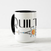 キルター装飾ライン マグカップ (正面左)