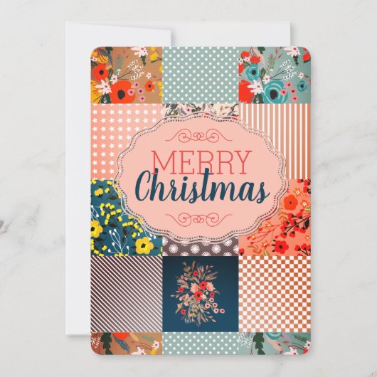 キルター・シームストレスクリスマス シーズンカード (正面)