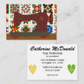 キルター/シーメストレスカード – SRF 名刺 (正面/裏面)