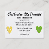 キルター/シーメストレスカード – SRF 名刺 (裏面)