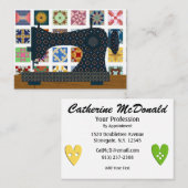 キルター/シーメストレスカード – SRF 名刺 (正面/裏面)