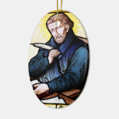 キルチェンフェンスターラロシュFRスイスオーナメント セラミックオーナメント (左)