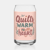 "キルツウォームザハート"コージーキルティングコテージコア ガラス缶 (裏面)