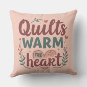 "キルツウォームザハート"コージーキルティングコテージコア クッション (裏面)