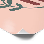 "キルツウォームザハート"コージーキルティングコテージコア ポスター (コーナー)