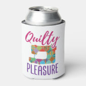 キルティプレジャーキルティングラバーキルターシューキルト 缶クーラー (缶正面)
