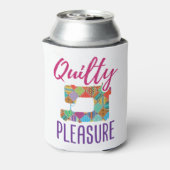 キルティプレジャーキルティングラバーキルターシューキルト 缶クーラー (缶裏面)