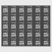 キルティングおもしろいキャットレディーギフトforキルター ラッピングペーパー (フラット)