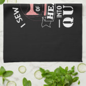 キルティングおもしろいキルターズギフト キッチンタオル (折り畳み)