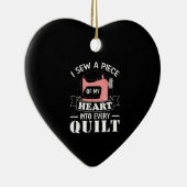 キルティングおもしろいキルターズギフト セラミックオーナメント (右)