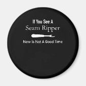 キルティングおもしろいシーメストレスギフトアイディアキルティング マグネット (正面)