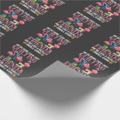 キルティングおもしろいフレンズのギフトforキルターガールズ ラッピングペーパー (角)