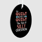 キルティングおもしろい引用文からキルトへ、またはキルトへ オーナメント (正面)