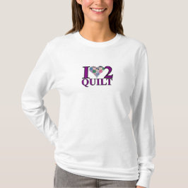 キルティングが好きな人のためのパーカー Tシャツ